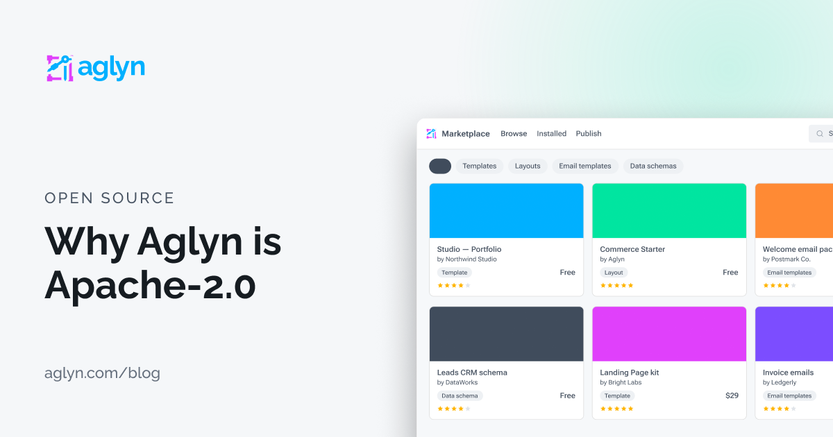 Why Aglyn is Apache-2.0