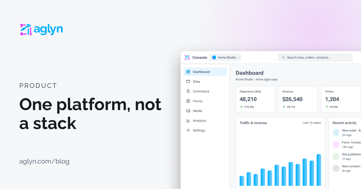 One platform, not a stack